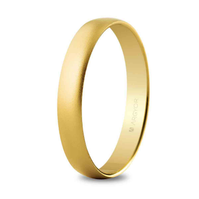 Alianza de boda oro 3,5mm arena (50353M) - ARY1850353M