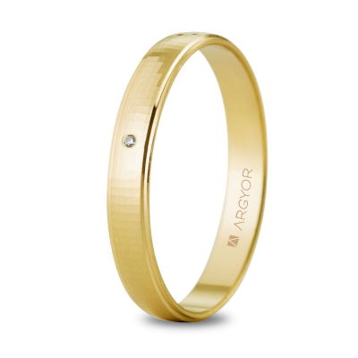 Alianza oro diamante 5130502D - ARY185130502D
