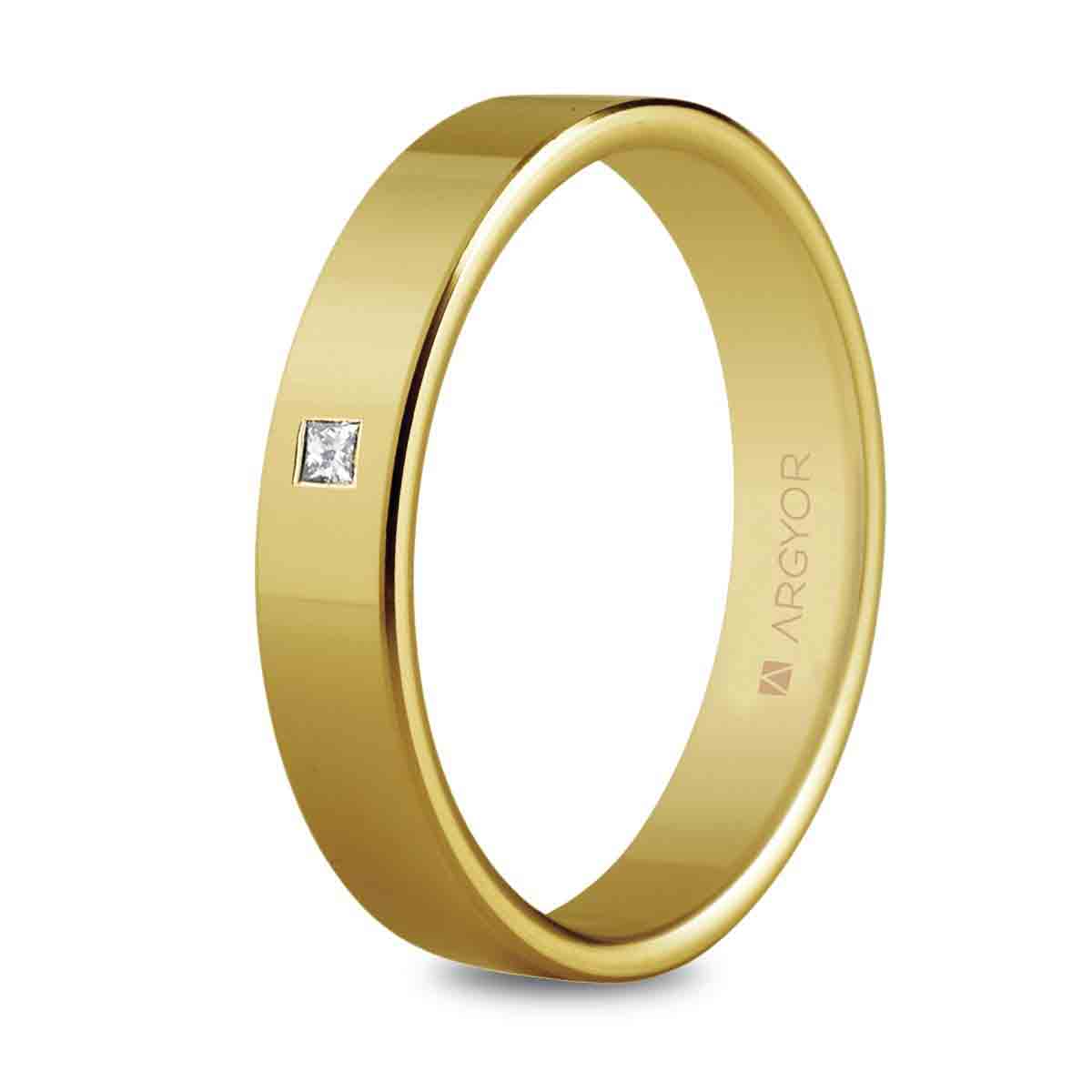 Alianza oro diamante 5140150P - ARY185140150P