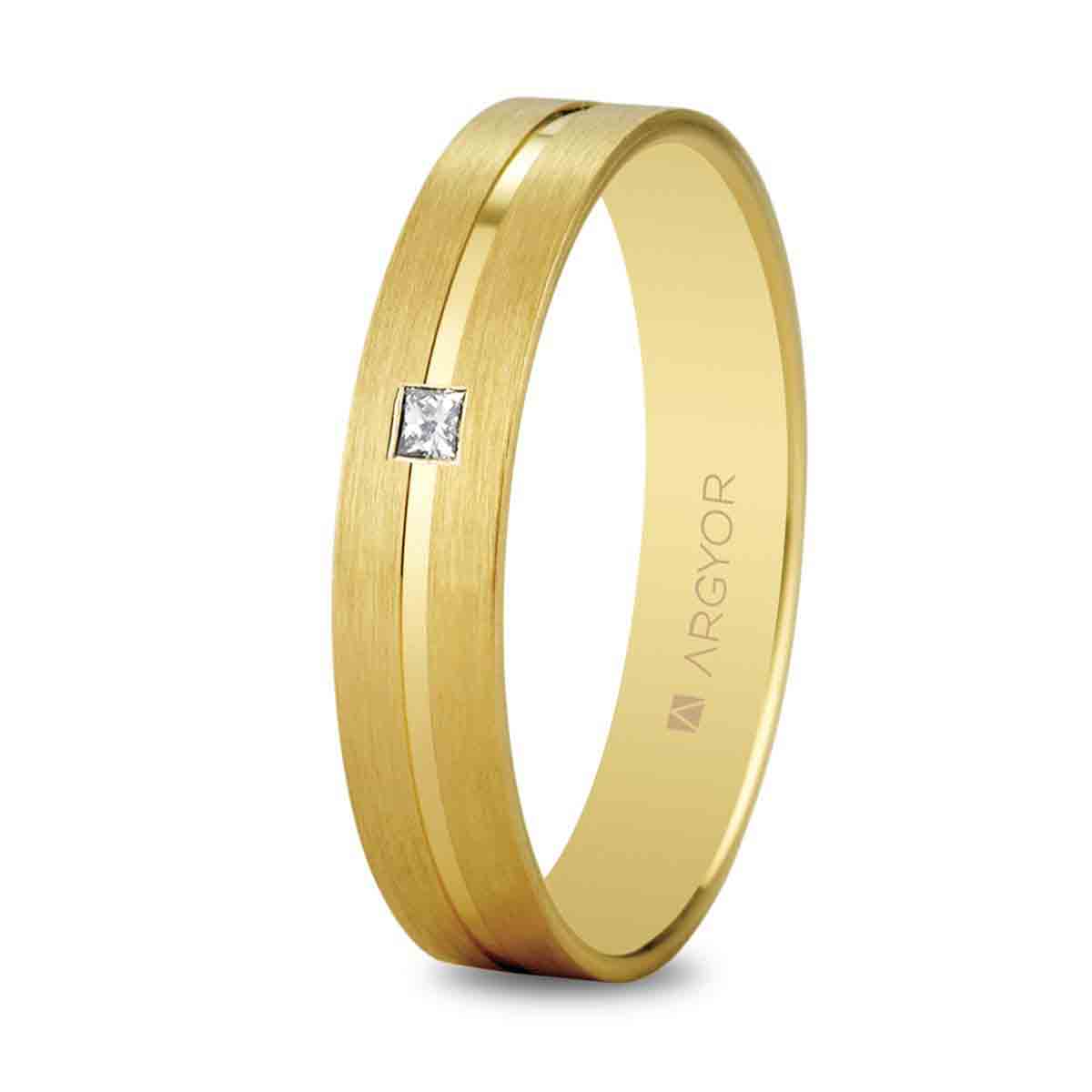 Alianza oro diamante 5140494P - ARY185140494P