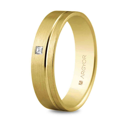 Alianza oro diamante 5150316P - ARY185150316P