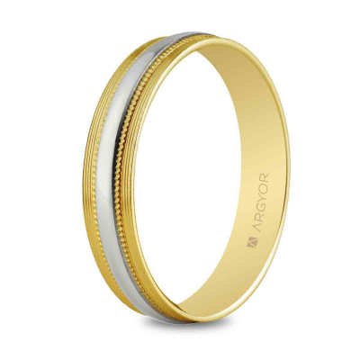 Alianza de boda 2oros 5240101 - ARY185240101