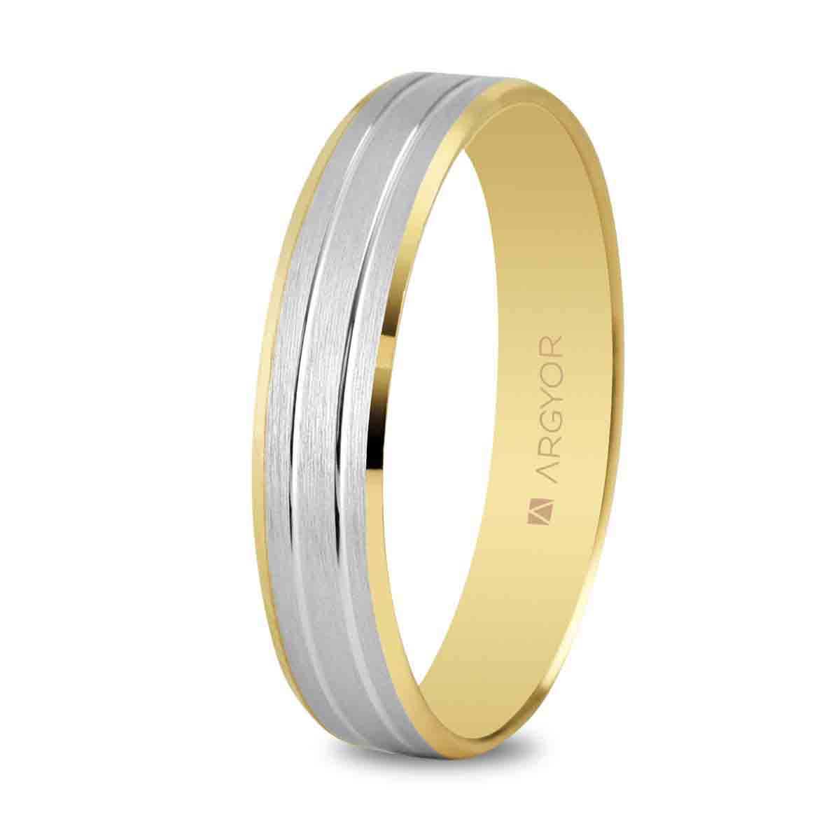 Alianza de boda bicolor 5240436 - ARY185240436