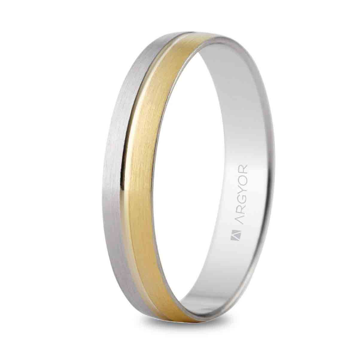 Alianza de boda bicolor 5240480 - ARY185240480