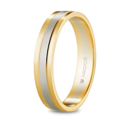 Alianza oro bicolor 5240525 - ARY185240525