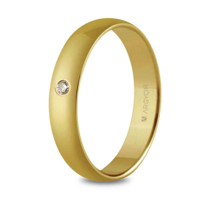 Alianza boda 4mm confort (5640001D) - ARY185640001D