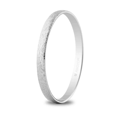 Alianza oro blanco 2mm hielo (5B201H) - ARY185B201H