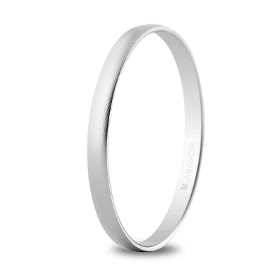 Alianza de boda oro blanco (5B201M) - ARY185B201M