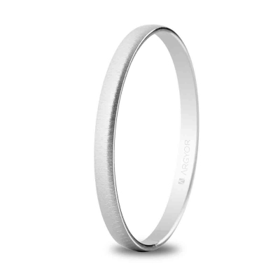 Alianza oro blanco texturizada (5B201T) - ARY185B201T