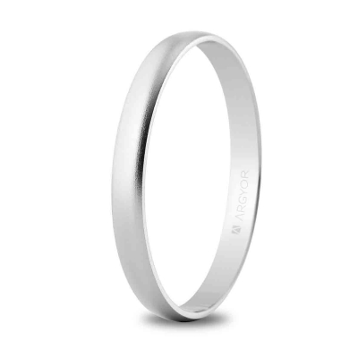 Alianza oro blanco arena 2,5mm (5B253M) - ARY185B253M