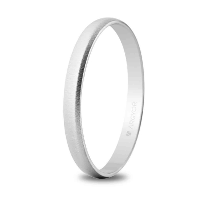 Alianza oro blanco texturizada (5B253T) - ARY185B253T