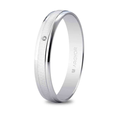 Alianza 3.5mm con diamante 0.01ct - ARY95B35495D