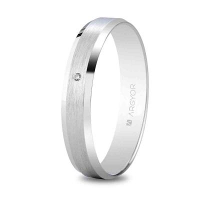 Alianza oro blanco 3,8mm diam. 5B40493D - ARY185B40493D