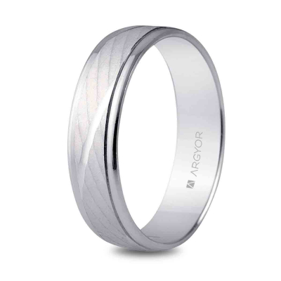 Alianza boda oro blanco 5B50329 - ARY185B50329