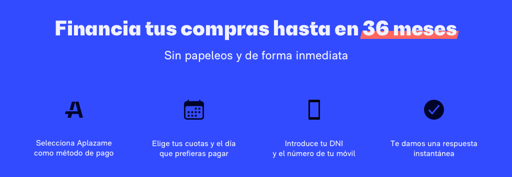 Financiación Aplazame - Paga a plazos tus joyas