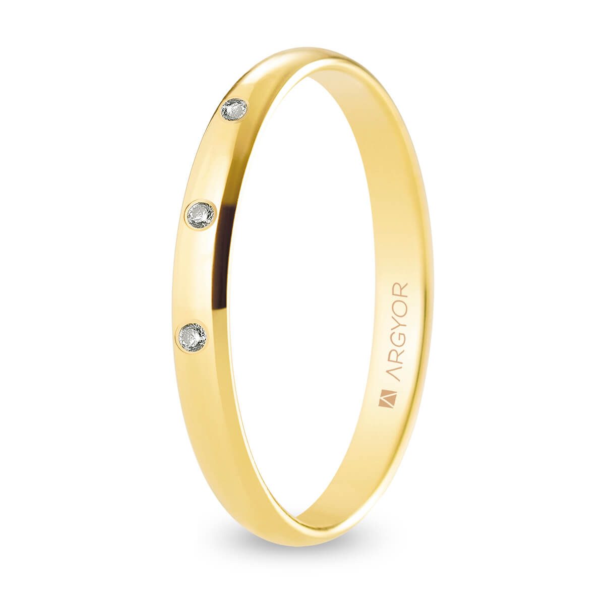 Alianza oro amarillo - ARY9A25CP3D