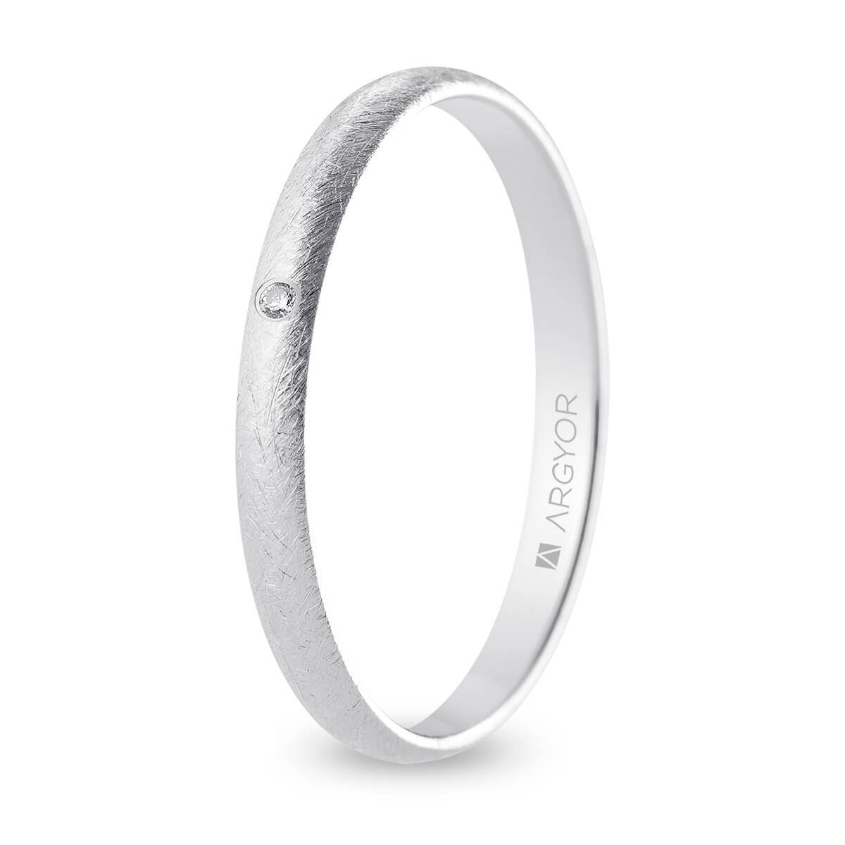 Alianza oro blanco - ARY18B25CH1D