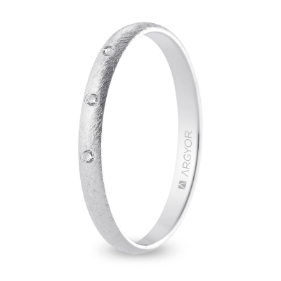 Alianza oro blanco - ARY18B25CH3D