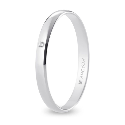 Alianza oro blanco - ARY18B25RP1D