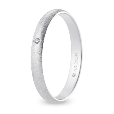 Alianza oro blanco - ARY18B30CH1D