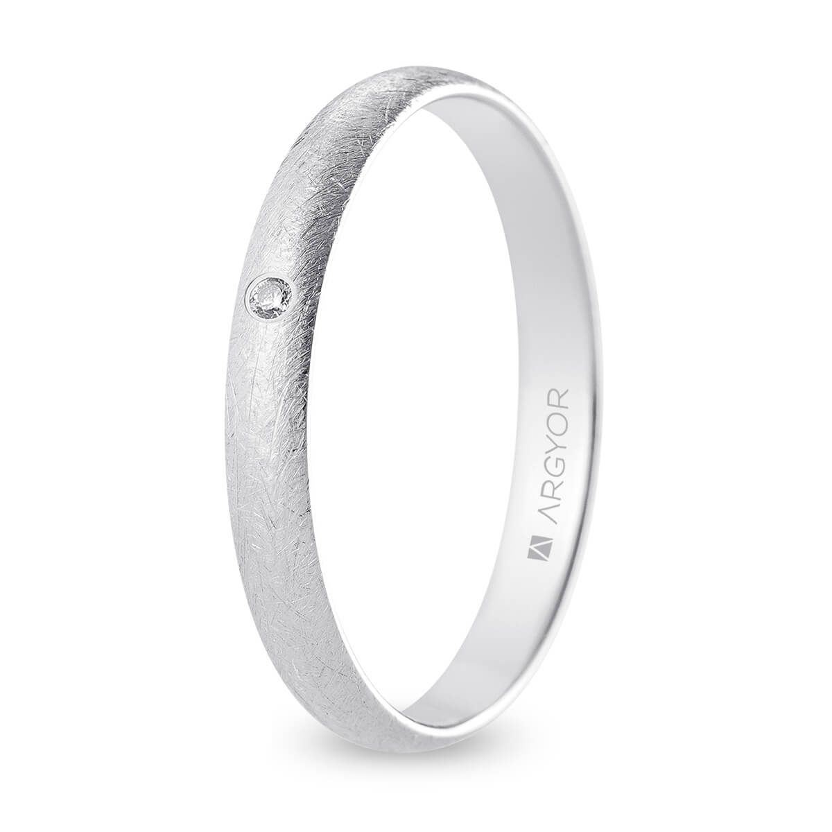 Alianza oro blanco - ARY18B30CH1D