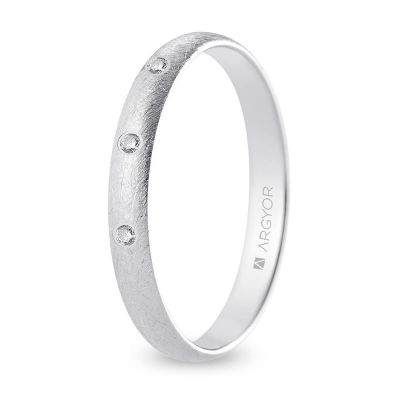 Alianza oro blanco - ARY18B30CH3D