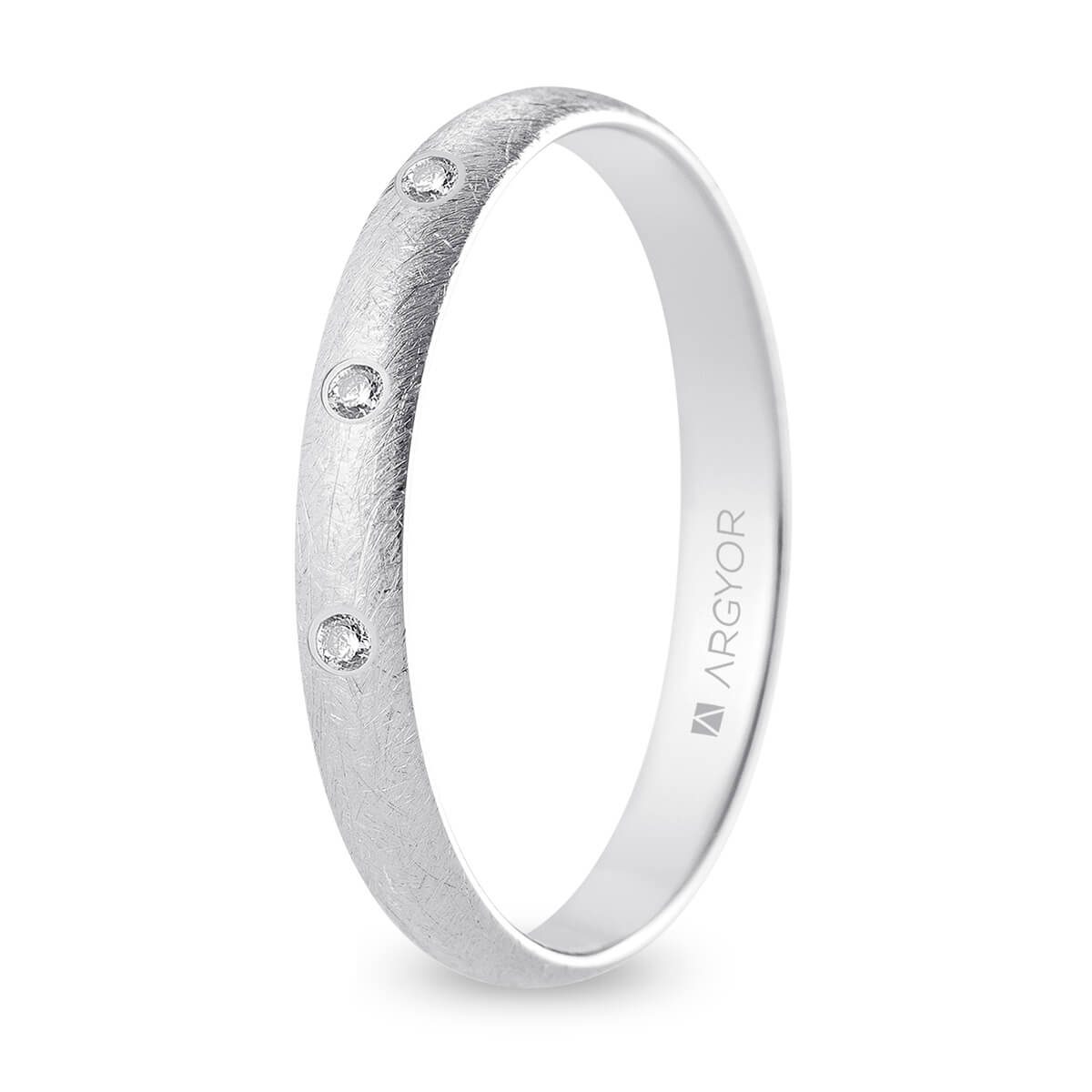 Alianza oro blanco - ARY18B30CH3D