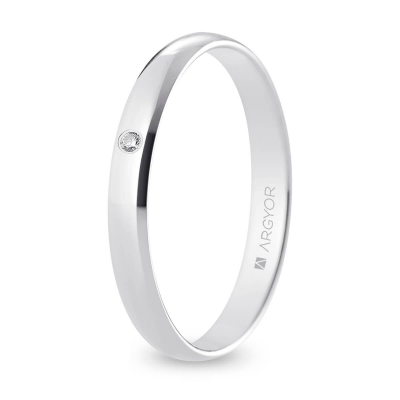 Alianza oro blanco - ARY18B30CP1D