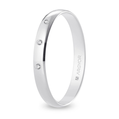 Alianza oro blanco - ARY18B30RP3D