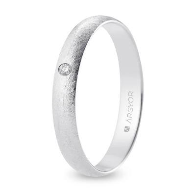 Alianza oro blanco - ARY18B35CH1D