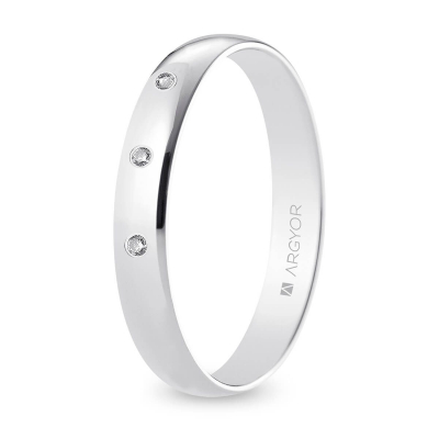 Alianza oro blanco - ARY18B35RP3D