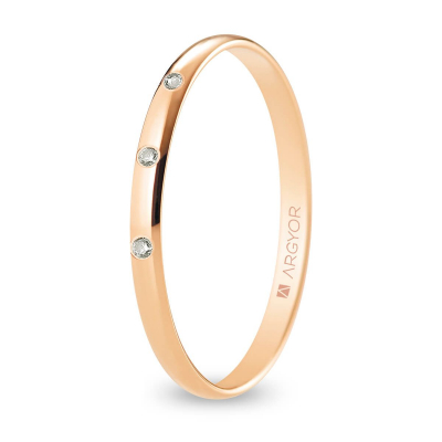 Alianzas oro rosa - ARY18R20RP3D