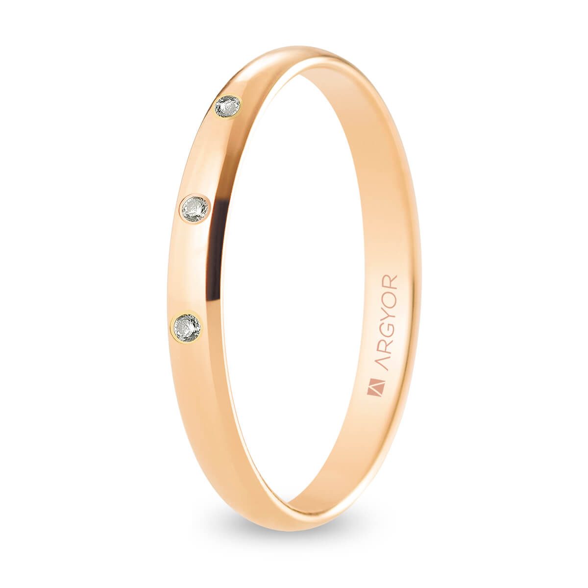 Alianza oro rosa - ARY18R25CP3D