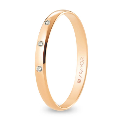 Alianza oro rosa - ARY18R25RP3D