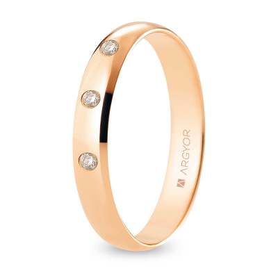 Alianza oro rosa - ARY18R35CP3D