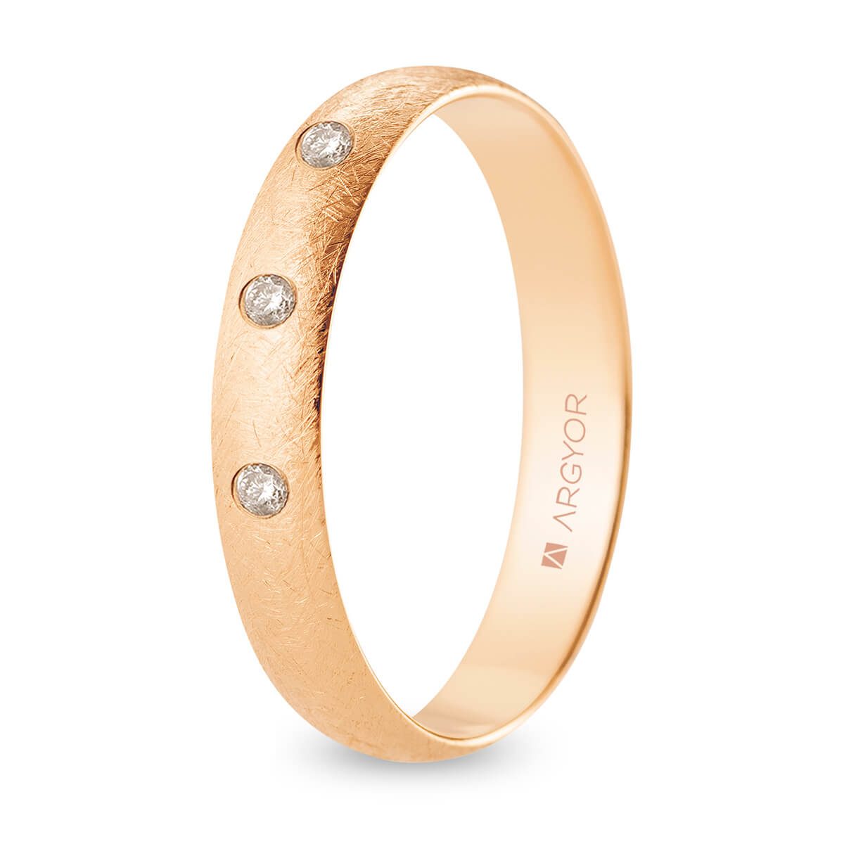 Alianza oro rosa - ARY18R40CH3D
