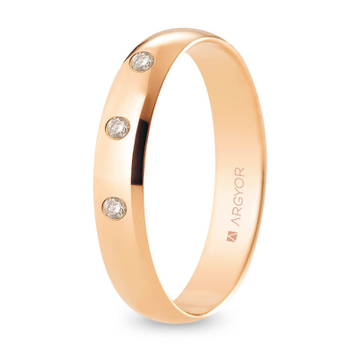 Alianza oro rosa - ARY18R40CP3D