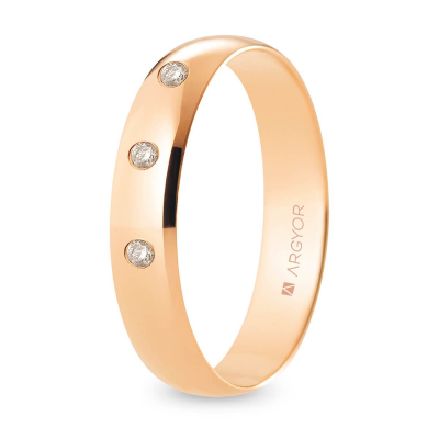 Alianza oro rosa - ARY18R45CP3D