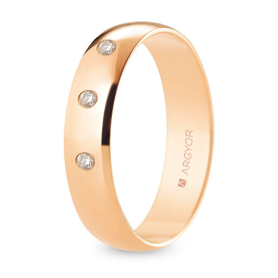Alianza oro rosa - ARY18R50RP3D