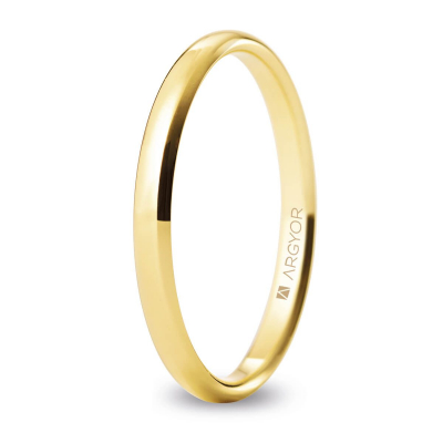 Alianza clásica 2,5 mm oro 18k confort - ARY185125566