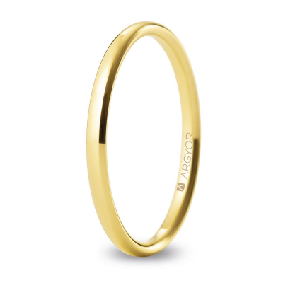 Alianza clásica 2 mm oro 18k confort - ARY185120565
