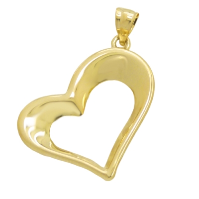 COLGANTE CORAZON LISO 22MM - RG5279