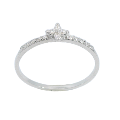 SORTIJA BRILLANTES DE 1'5MM Y 1MM.0.14 CT TW H-SI. - RGB4166/SB