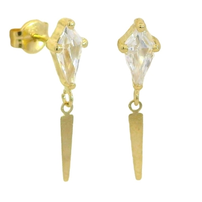 PENDIENTES COMETA CIRCONITA DE 7x5MM.15MM. - RG5927CZ