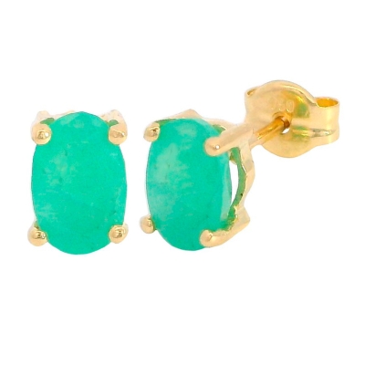 PENDIENTES ESMERALDA OVAL 6x4MM 0.90 CT TW. - RG5440E