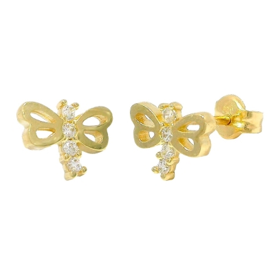 PENDIENTES LIBELULA CON CIRCONITAS. - RG5231