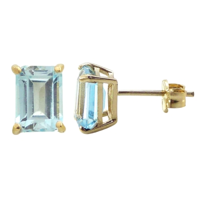 PENDIENTES SKYBLUE 7x5MM.PRESION. - RG3974A