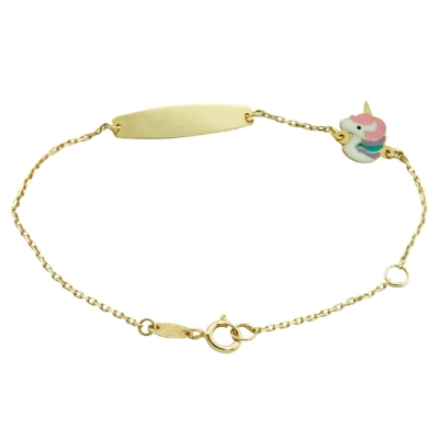 PULSERA UNICORNIO ESMALTE. 12+2CM - RG5800PU