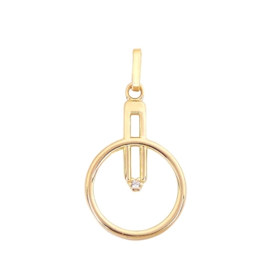 COLGANTE CÍRCULO CON CIRCONITA.19MM. - RG5660