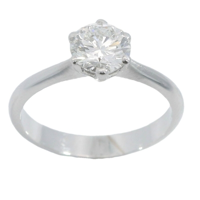 SOLITARIO BRILLANTE 6.15MM 0.90CT SI 1-+F Nº160316320 HRD - RGB4182/0.90